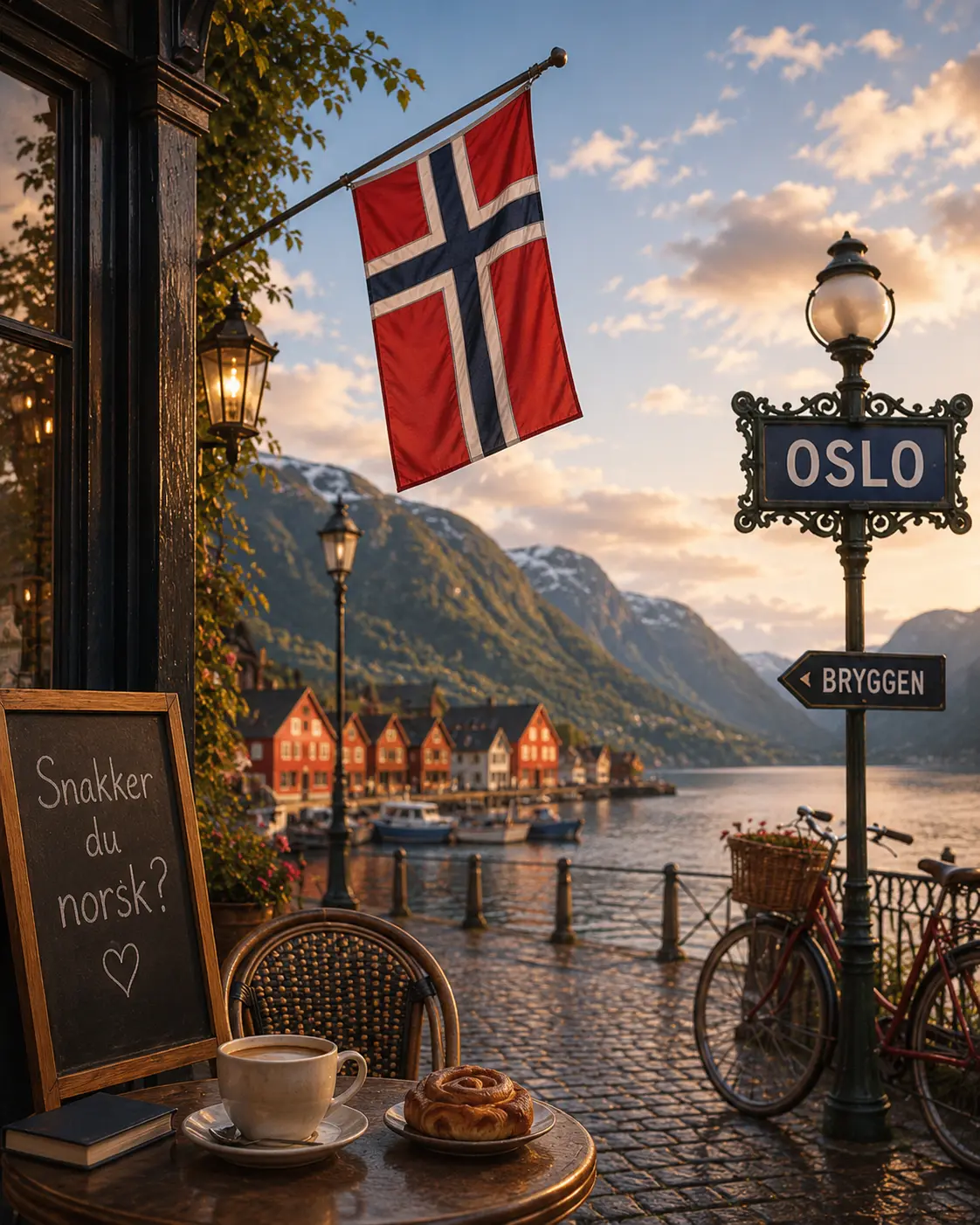 Lär dig norska online från svenska med gratis glosövningar
